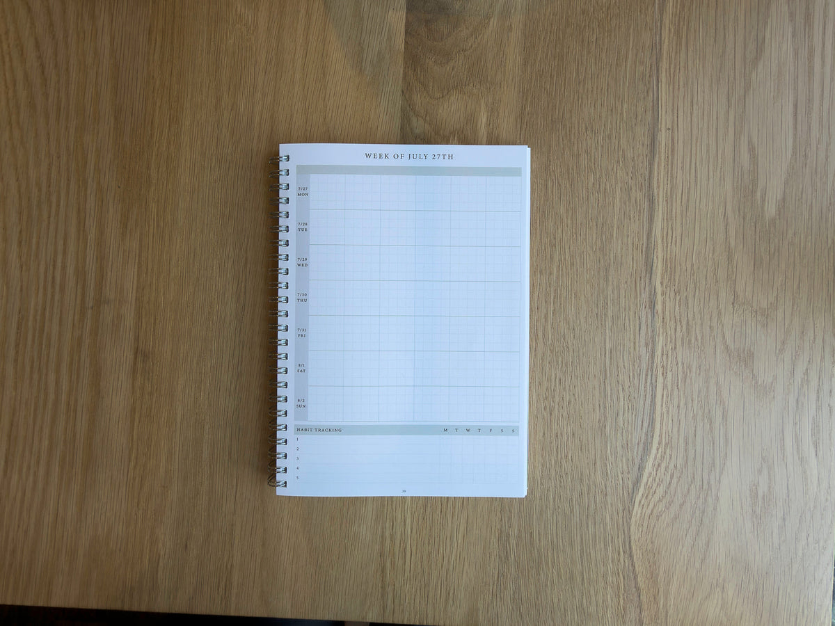 Undated Planner lifestyle