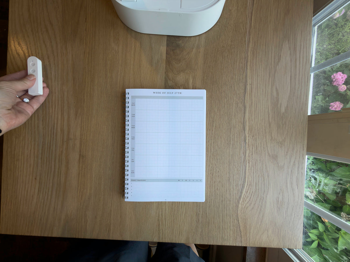 Undated Planner lifestyle