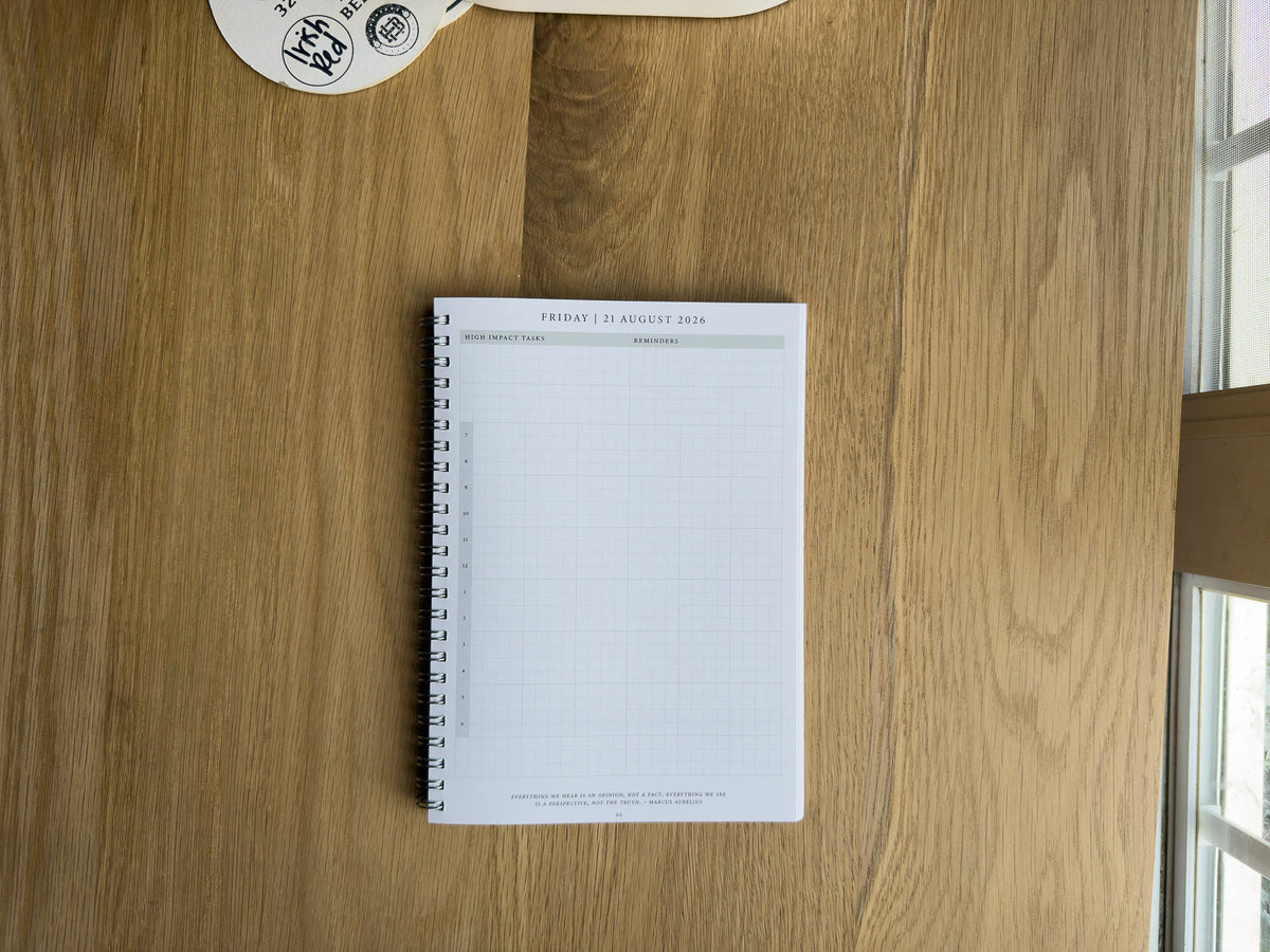 Undated Planner detail